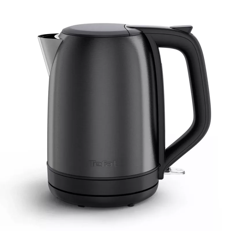 Tefal Subito KO5S08E0 elektriskā tējkanna 1.7 L 2400 W melna, nerūsējošais tērauds
