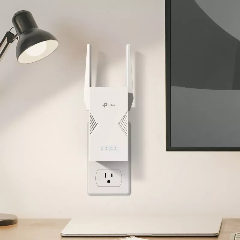 Tīkla raidītājs un uztvērējs TP‑LINK BE3600 2882 Mbit/s, divu joslu 2.4/5 GHz, 1× RJ‑45, balts