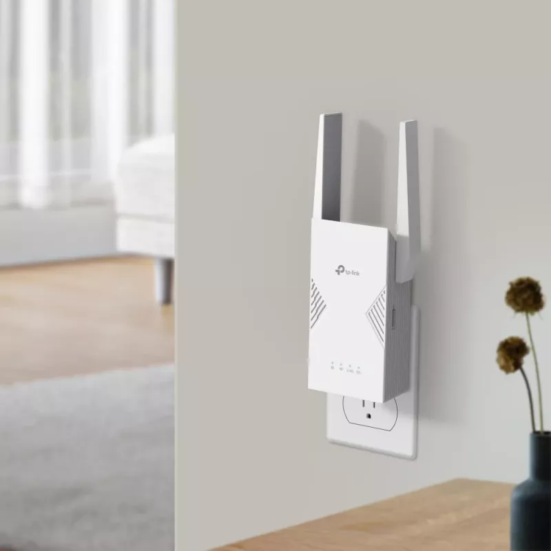 Tīkla raidītājs un uztvērējs TP‑LINK BE3600 2882 Mbit/s, divu joslu 2.4/5 GHz, 1× RJ‑45, balts