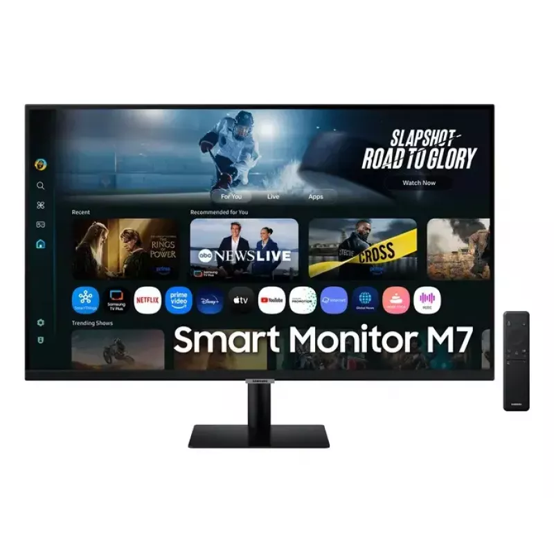 Samsung M7 M70F datora monitors 81,3 cm (32 colli) 3840 x 2160 pikseļi 4K Ultra HD LCD Melns