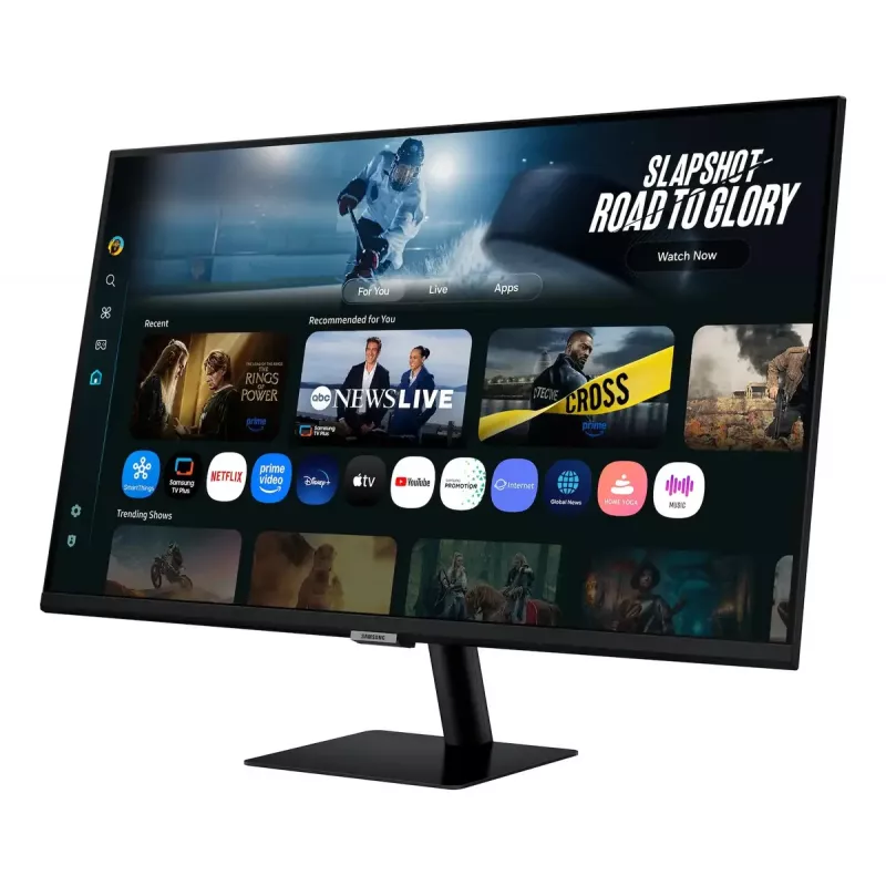 Samsung M7 M70F datora monitors 81,3 cm (32 colli) 3840 x 2160 pikseļi 4K Ultra HD LCD Melns