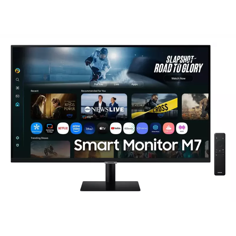 Samsung M7 M70F datora monitors 81,3 cm (32 colli) 3840 x 2160 pikseļi 4K Ultra HD LCD Melns