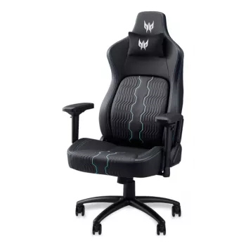 Spēļu krēsls Acer PGC371 Universāls spēļu krēsls Melns, Zils — universāla platforma, melns/zils