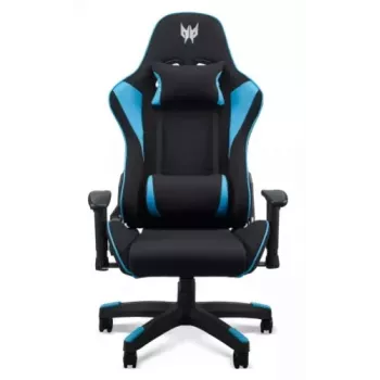 Universāls spēļu krēsls Acer PGC331 Melns/Blue, maks. slodze 120 kg, W690×D550×H138.5 cm