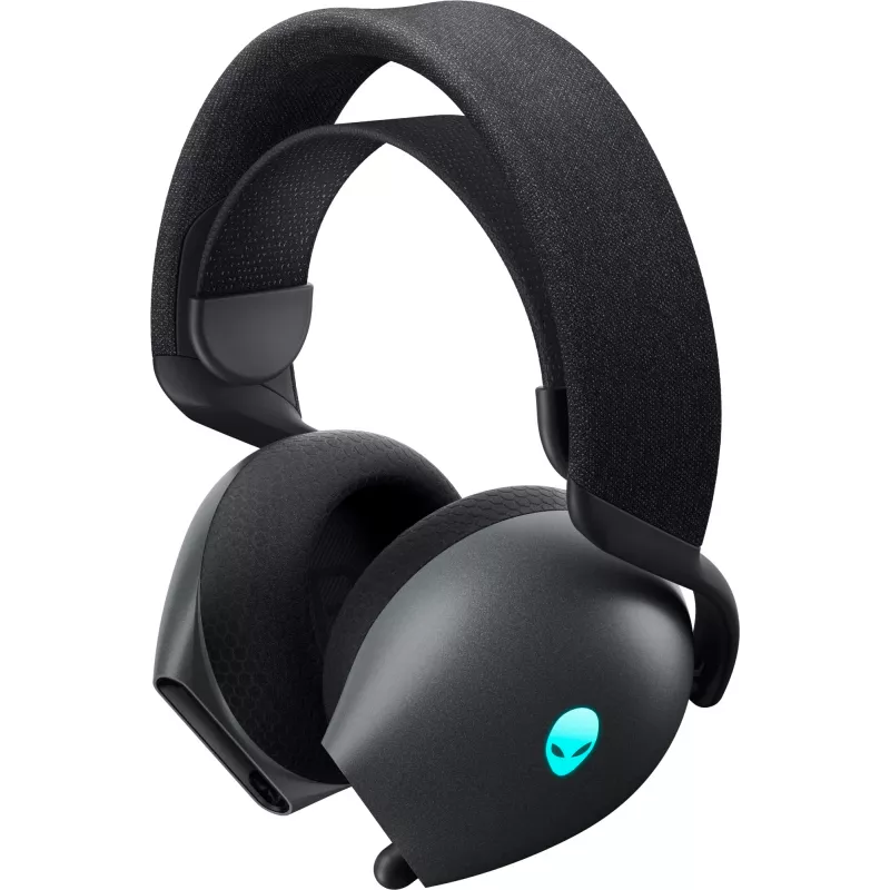 Alienware AW725H austiņas, vadu un bezvadu, galvas saite, spēlēm, USB Type-C, Bluetooth, melnas