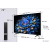 TCL T69C 75T69C TV 190.5 cm (75 collas) 4K Ultra HD Smart TV Wi-Fi Melns 350 cd/m²