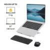 Fellowes Alumia klēpjdatora pacēlājs, pārnēsājams klēpjdatora statīvs, maks. izmērs 15 collas, maks. svars 5 kg, sudraba krāsā
