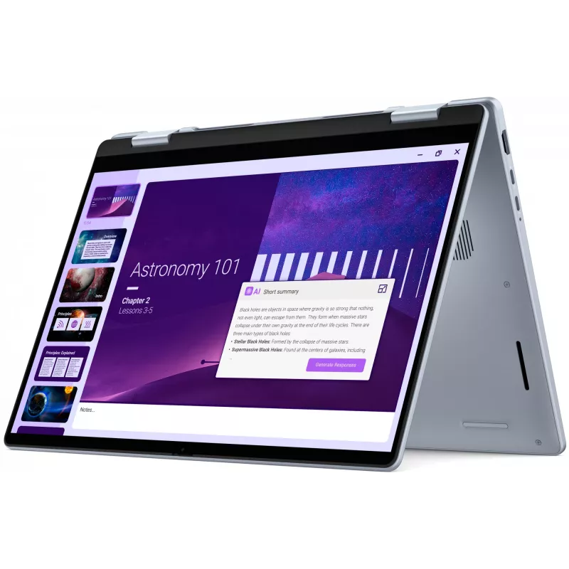 DELL 14 Plus 2-in-1 DB04250 Copilot+ PC Intel Core Ultra 9 288V Hibrīds (2-in-1) 35,6 cm (14 collu) Skārienekrāns Full HD+ 32 GB LPDDR5x-SDRAM 1 TB SSD Wi-Fi 7 (802.11be) Windows 11 Pro Zils