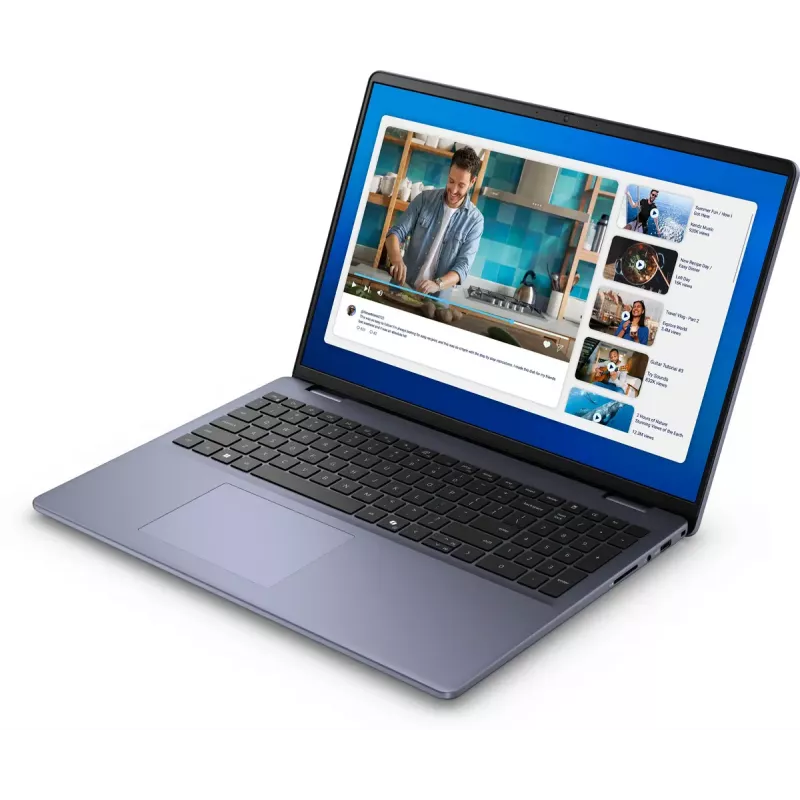 DELL DC16251 Intel Core 7 150U klēpjdators 40,6 cm (16 collu) Full HD+ 16 GB DDR5-SDRAM 512 GB SSD Wi-Fi 6E (802.11ax) Ubuntu Linux zils