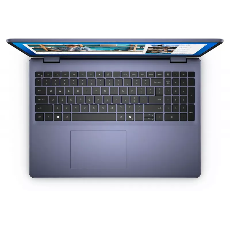 DELL DC16251 Intel Core 7 150U klēpjdators 40,6 cm (16 collu) Full HD+ 16 GB DDR5-SDRAM 512 GB SSD Wi-Fi 6E (802.11ax) Ubuntu Linux zils