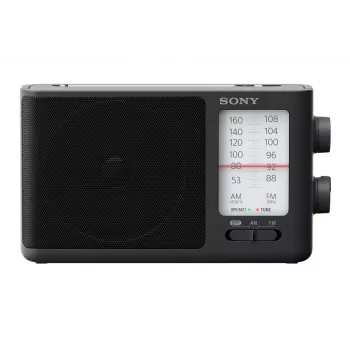Sony ICF506 radio Pārnēsājams Melns