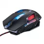 Spēļu pele Acer Nitro NMW200 — abpusēja, optiska 7200 DPI, 7 pogas, USB Type-A, melna