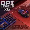 Spēļu pele Acer Nitro NMW200 — abpusēja, optiska 7200 DPI, 7 pogas, USB Type-A, melna
