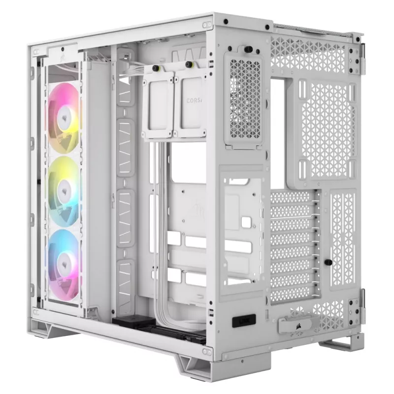 CORSAIR Pc Case - Icue Link 6500x RGB Mid-tower Dual Chamber balta