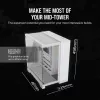 CORSAIR Pc Case - Icue Link 6500x RGB Mid-tower Dual Chamber balta