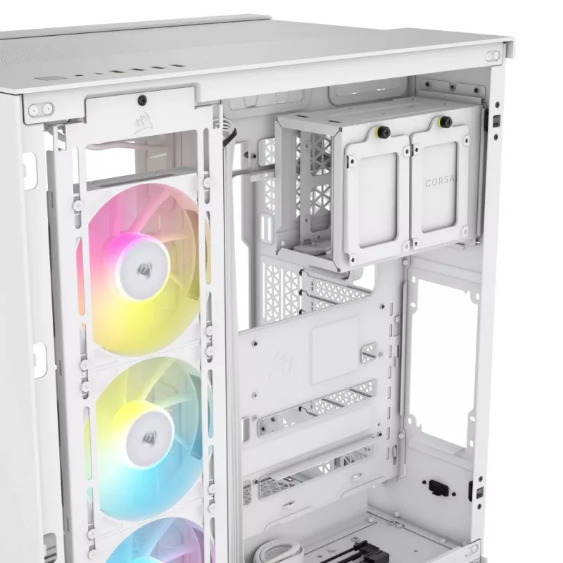 CORSAIR Pc Case - Icue Link 6500x RGB Mid-tower Dual Chamber balta