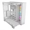 CORSAIR Pc Case - Icue Link 6500x RGB Mid-tower Dual Chamber balta