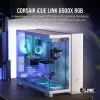 CORSAIR Pc Case - Icue Link 6500x RGB Mid-tower Dual Chamber balta