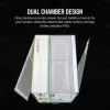 CORSAIR Pc Case - Icue Link 6500x RGB Mid-tower Dual Chamber balta