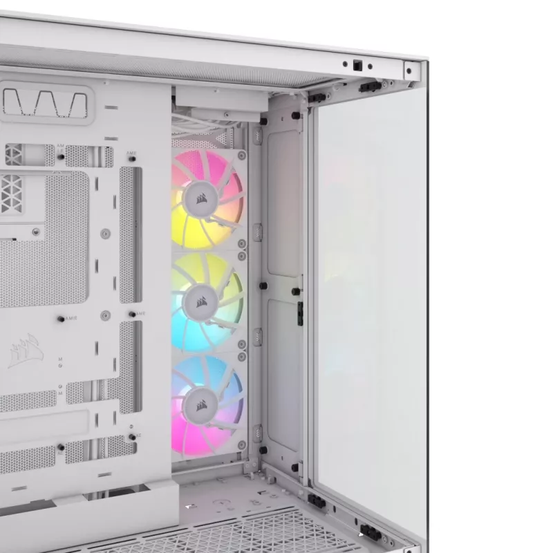 CORSAIR Pc Case - Icue Link 6500x RGB Mid-tower Dual Chamber balta