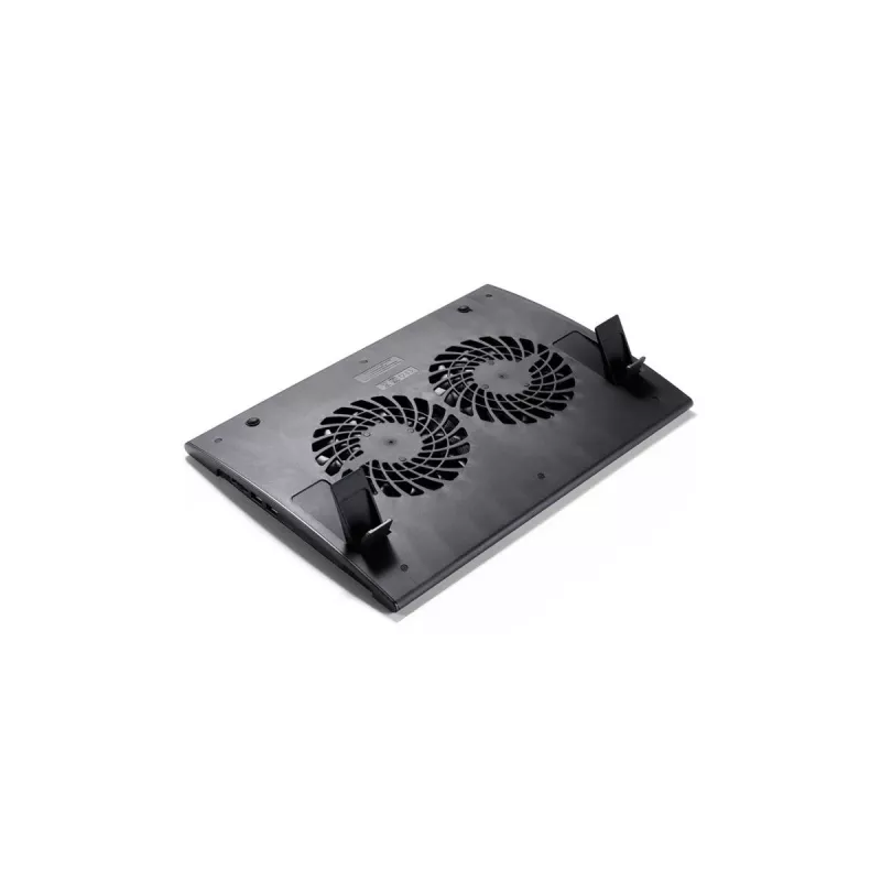 DEEPCOOL Wind Pal Fs klēpjdatora dzesēšanas paliktnis 1200 Rpm - melns