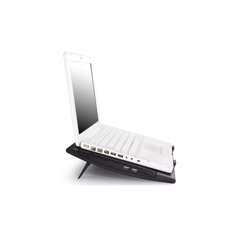 DEEPCOOL Wind Pal Fs klēpjdatora dzesēšanas paliktnis 1200 Rpm - melns