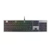 GENESIS Thor 420 RGB tastatūra Gaming USB QWERTY US International Sudraba
