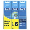 Oral-B Precision Clean 80339528 zobu birstes uzgalis 6 gab. Balts