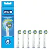 Oral-B Precision Clean 80339528 zobu birstes uzgalis 6 gab. Balts