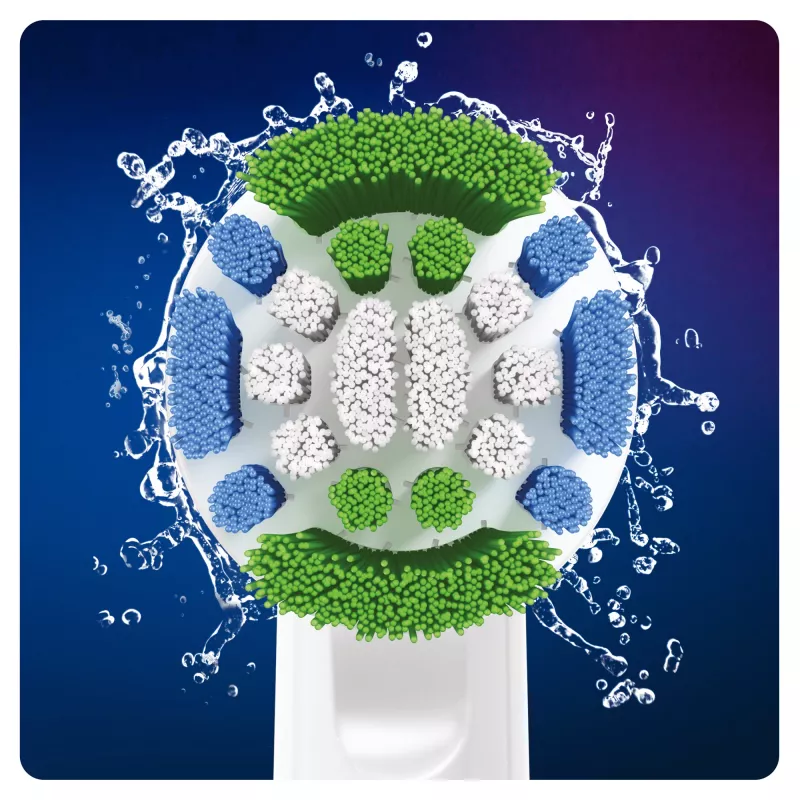 Oral-B Precision Clean 80339528 zobu birstes uzgalis 6 gab. Balts