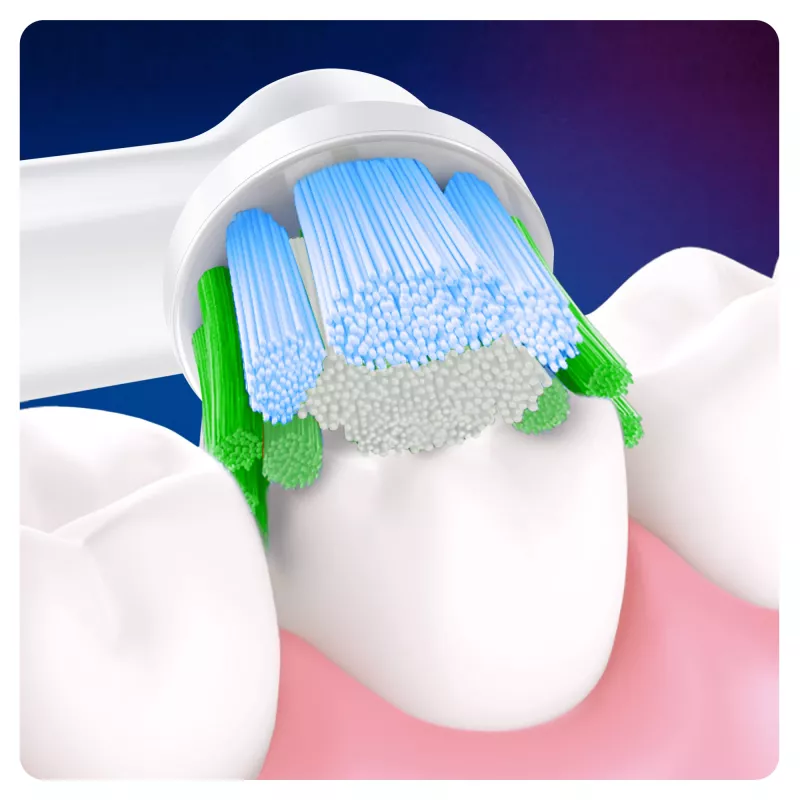 Oral-B Precision Clean 80339528 zobu birstes uzgalis 6 gab. Balts