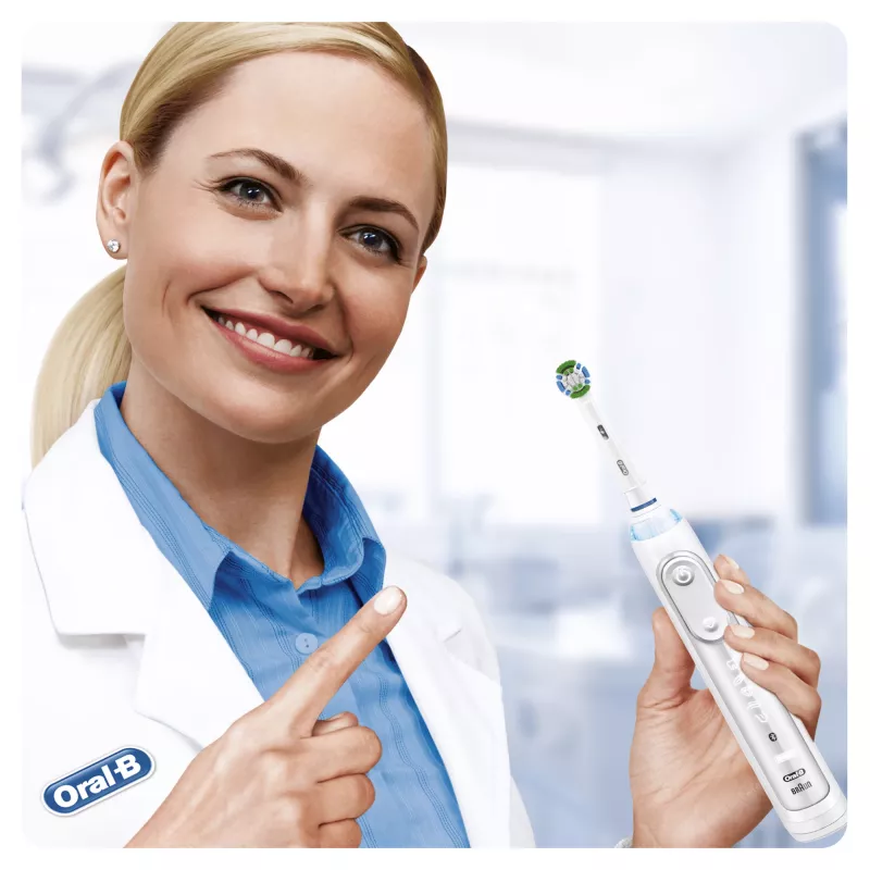 Oral-B Precision Clean 80339528 zobu birstes uzgalis 6 gab. Balts