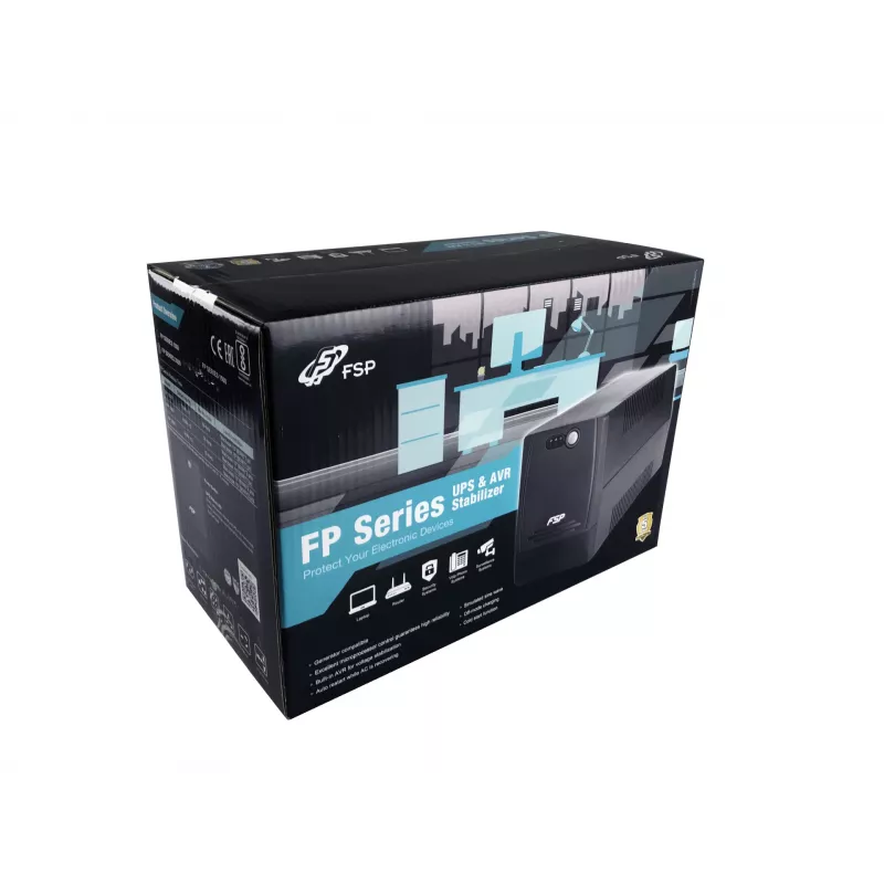 FSP FP 1500 nepārtrauktās barošanas avots (UPS) Line-Interactive 1.5 kVA 900 W 4 maiņstrāvas kontaktligzdas