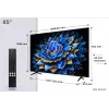 TCL T69C 85T69C televizors 2.16 m (85 collas) 4K Ultra HD Smart TV Wi-Fi Melns