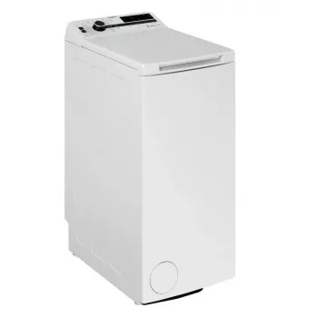 Augšējās ielādes veļas mazgājamā mašīna WHIRLPOOL TDLRBX 6252BS EU — 6 kg, 1200 RPM, B energoefektivitātes klase, 900×400×600 mm, balta