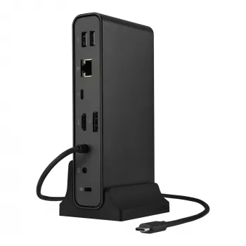 ASUS Triple Display USB-C Dock DC300 Docking USB 3.2 Gen 2 (3.1 Gen 2) Type-C Melns