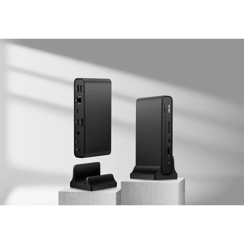 ASUS Triple Display USB-C Dock DC300 Docking USB 3.2 Gen 2 (3.1 Gen 2) Type-C Melns