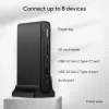 ASUS Triple Display USB-C Dock DC300 Docking USB 3.2 Gen 2 (3.1 Gen 2) Type-C Melns