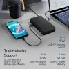 ASUS Triple Display USB-C Dock DC300 Docking USB 3.2 Gen 2 (3.1 Gen 2) Type-C Melns