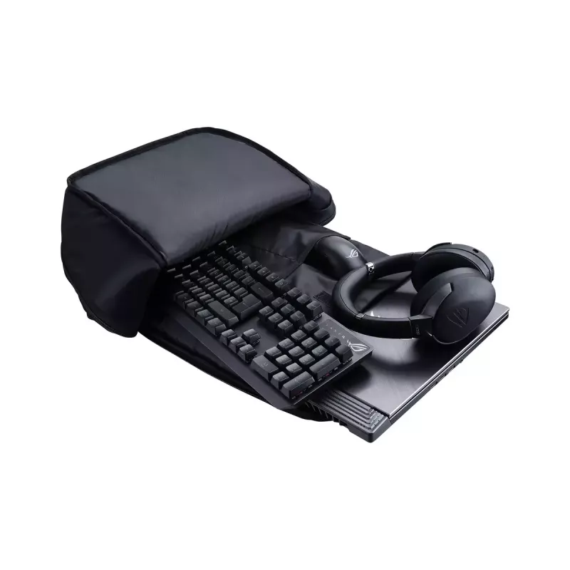 ASUS ROG Ranger BP1501G 43.2 cm (17 collas) mugursoma, melna, pelēka