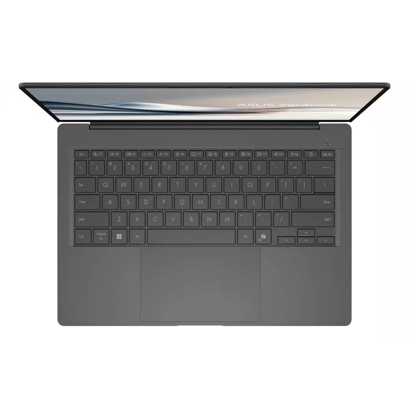 Portatīvais dators ASUS Zenbook A14 UX3407RA-QD010W — Qualcomm Snapdragon X1E-78-100, 14 collu WUXGA, 32 GB RAM, 1 TB SSD, Windows 11 Home, Pelēks