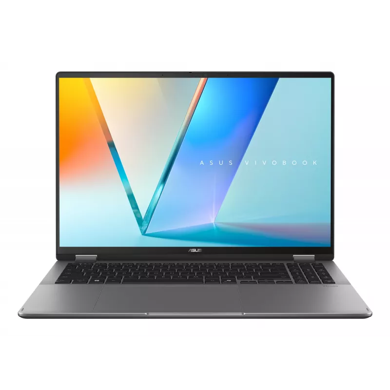 ASUS Vivobook 16 Flip TP3607SA-RJ033W Copilot+ PC Intel Core Ultra 7 256V Hybrid (2-in-1) 40,6 cm (16 collu) Skārienekrāns 3K 16 GB LPDDR5x-SDRAM 1 TB SSD Wi-Fi 7 (802.11be) Windows 11 Home Melns, Pelēks