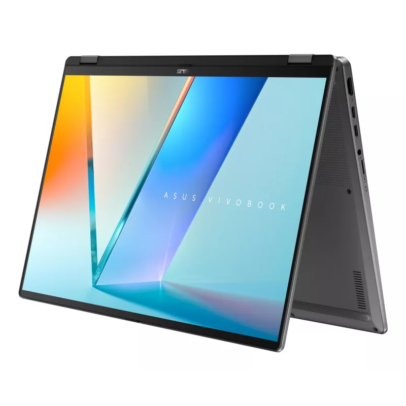 ASUS Vivobook 16 Flip TP3607SA-RJ033W Copilot+ PC Intel Core Ultra 7 256V Hybrid (2-in-1) 40,6 cm (16 collu) Skārienekrāns 3K 16 GB LPDDR5x-SDRAM 1 TB SSD Wi-Fi 7 (802.11be) Windows 11 Home Melns, Pelēks