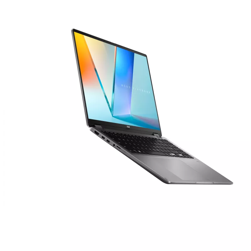 ASUS Vivobook 16 Flip TP3607SA-RJ033W Copilot+ PC Intel Core Ultra 7 256V Hybrid (2-in-1) 40,6 cm (16 collu) Skārienekrāns 3K 16 GB LPDDR5x-SDRAM 1 TB SSD Wi-Fi 7 (802.11be) Windows 11 Home Melns, Pelēks