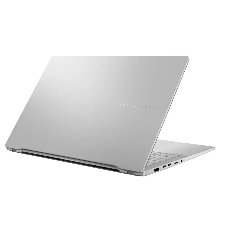 Portatīvais dators ASUS Vivobook S 15 S5507QA — Qualcomm Snapdragon X1E-78-100, 15,6 collu 3K, 32 GB RAM, 1 TB SSD, Windows 11 Home, Sudraba
