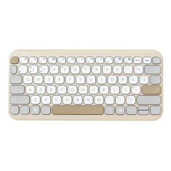 Bezvadu Bluetooth tastatūra ASUS Marshmallow KW100 — ASV starptautiskais izkārtojums, Oat Milk