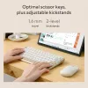 Bezvadu Bluetooth tastatūra ASUS Marshmallow KW100 — ASV starptautiskais izkārtojums, Oat Milk