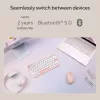 Bezvadu Bluetooth tastatūra ASUS Marshmallow KW100 — ASV starptautiskais izkārtojums, Oat Milk