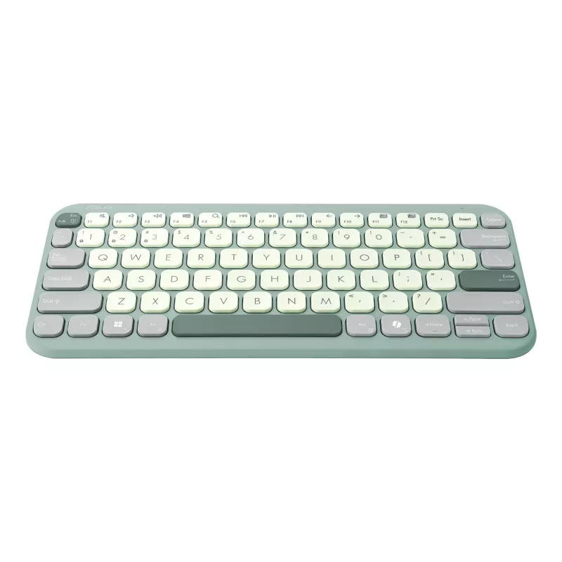 Bezvadu Bluetooth tastatūra ASUS Marshmallow KW100 — ASV starptautiskais izkārtojums, kompakts dizains