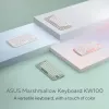 Bezvadu Bluetooth tastatūra ASUS Marshmallow KW100 — ASV starptautiskais izkārtojums, kompakts dizains